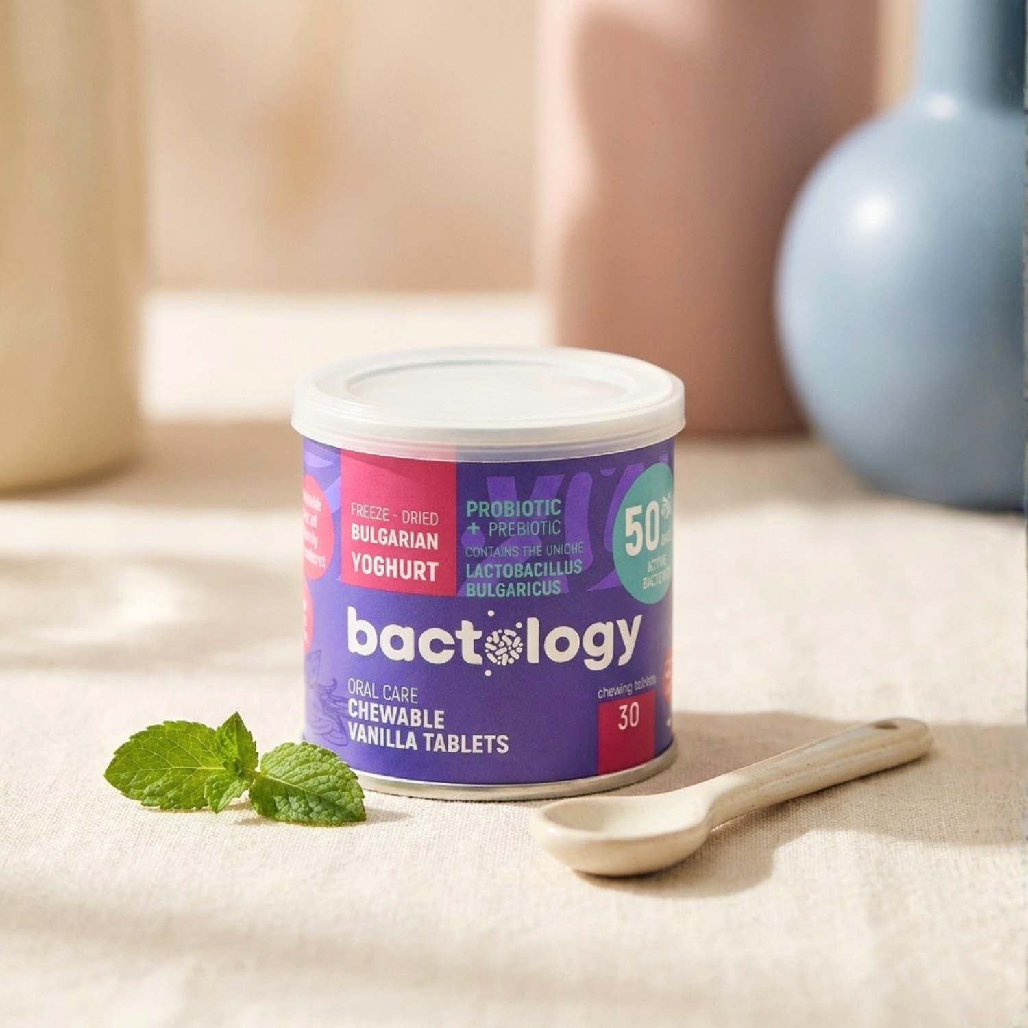 Bactology Tablets - пробиотични таблетки за зъби